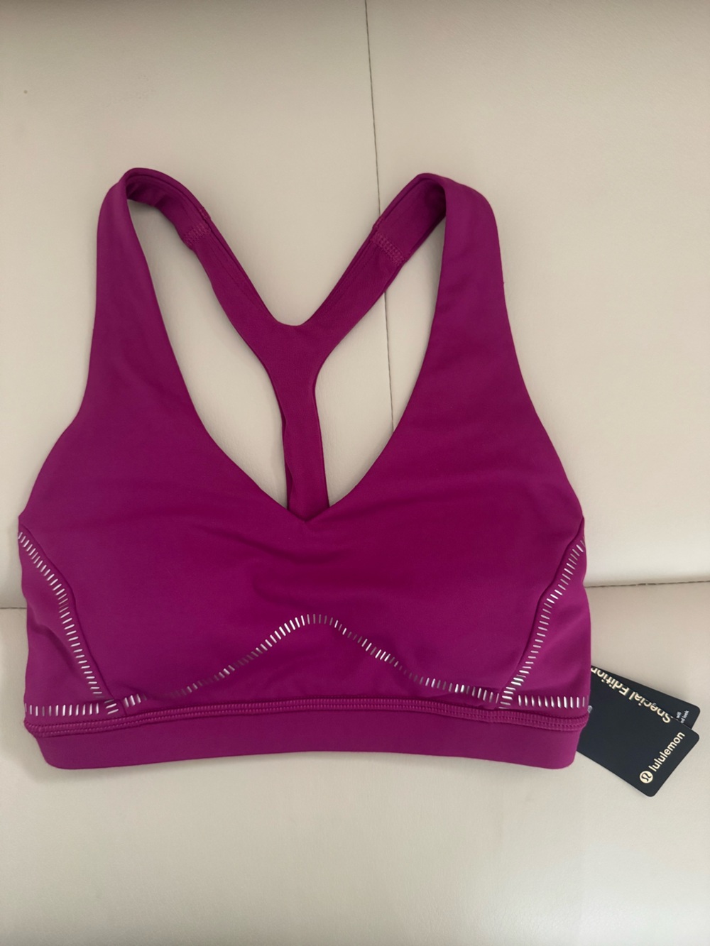 lululemon athletica Magenta Racerback Sports Bra